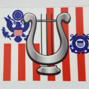 Musician uscg sticker - coast guard
