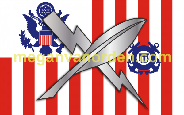 is-coast_guard_ensign_no coast guard words - - uscg - sticker Intelligence specialist