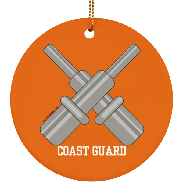 Gunners Mate USCG Christmas Ornament Coastie Coast Guard GM
