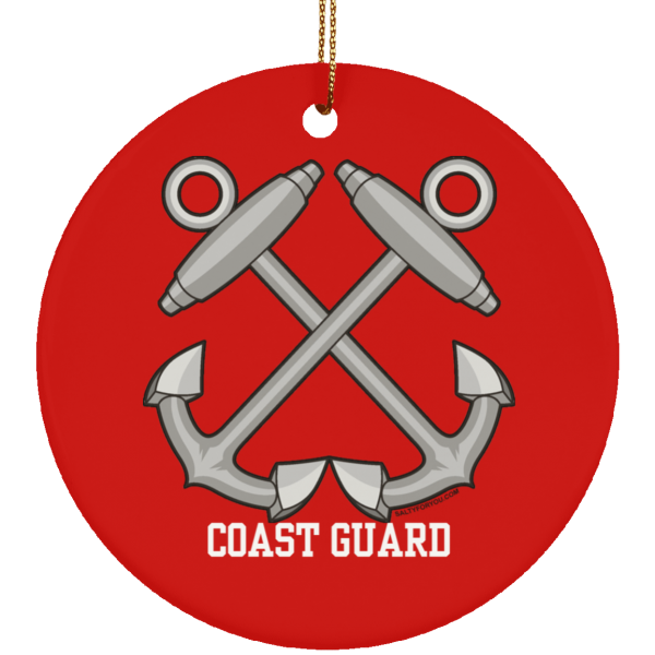 Boatswain Mate USCG Christmas Ornament Coastie Coast Guard BM