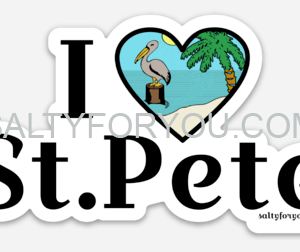 I love St Pete sticker saint petersburg
