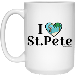 I love St Pete sticker saint petersburg coffee mug