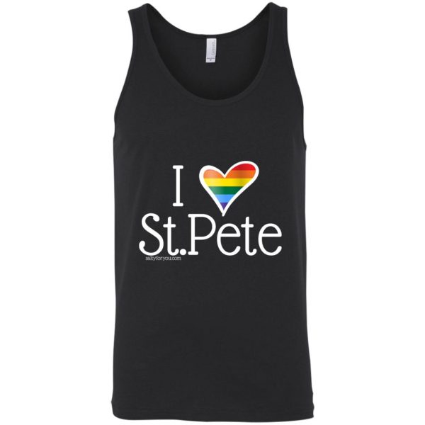 Gay Pride tank top I love st.pete tshirt