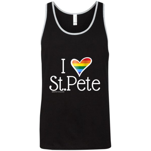 Gay Pride tank top I love st.pete tshirt
