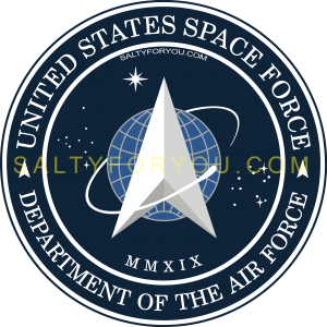 SPACE FORCE sticker star command